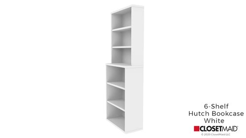 Closetmaid 6 deals shelf hutch bookcase